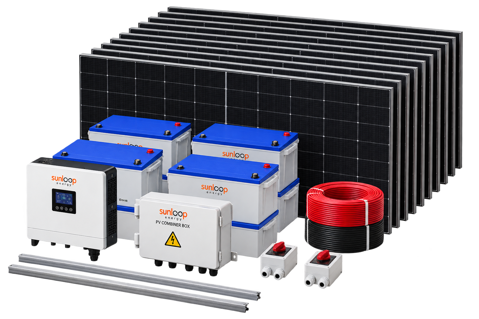 3 kW – 30 kW Off-Grid Residential Solar System